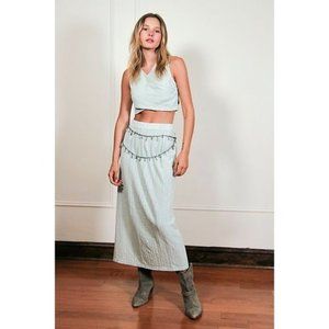 NWT Free People Beach Light Green Aloha Set - Size Medium